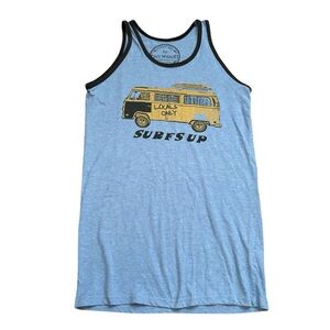 Tiny Whales Locals Only Bus Tank Top Surfs Up
